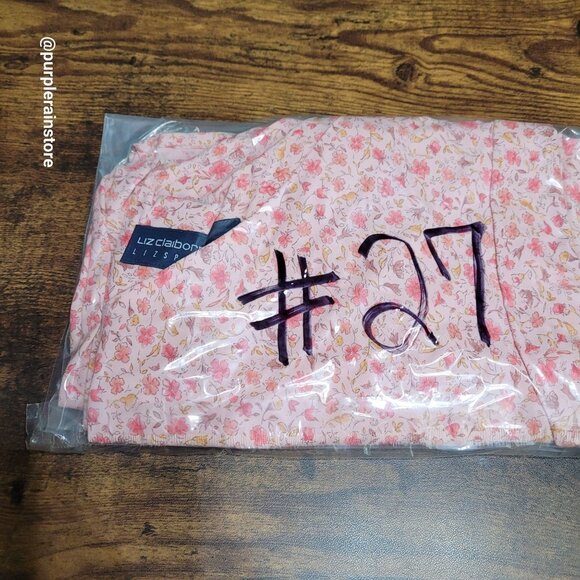 Vtg Liz Claiborne Sport Ditzy Floral Maxi Dress 16 Flutter Sleeve Ethereal - Picture 11 of 11